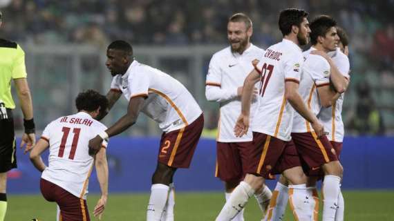 La Roma soffre ma ottiene le terza vittoria consecutiva: Samp battuta 2-1