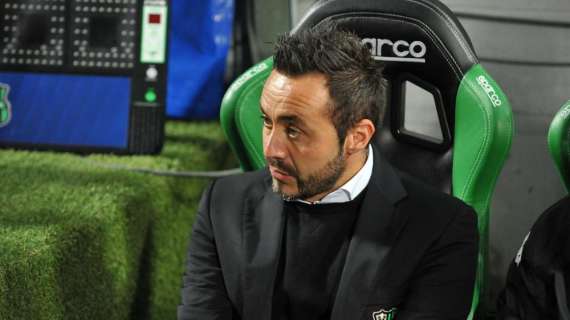 Sassuolo, De Zerbi: "Meritavamo di vincere e con più di un gol di scarto"