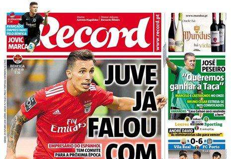 L'apertura di Record: "La Juve ha già parlato con Grimaldo"