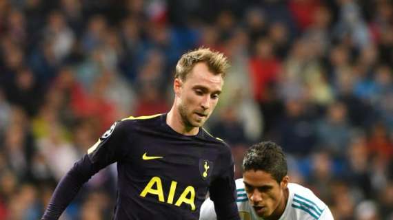 Pareggio del Tottenham: 2-2 allo Stadium, la firma è di Eriksen