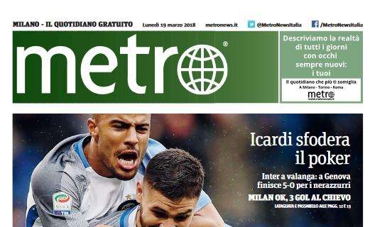 Metro-Milano celebra Icardi: "Contro la Samp sfodera il poker"