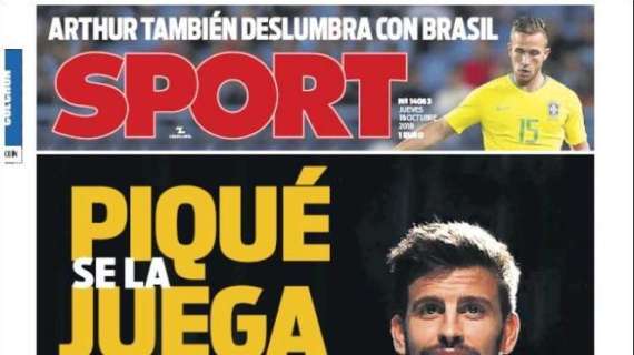 Sport sul Barcellona: "Piqué se la gioca"