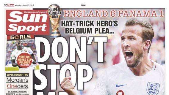 Inghilterra-Panama 6-1, il Sun esalta Kane: "Don't stop me now"