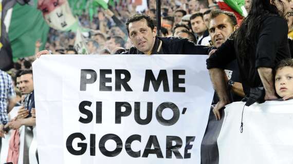 Fotonotizia - Juventus, ironia dei tifosi sui fatti dell'Olimpico