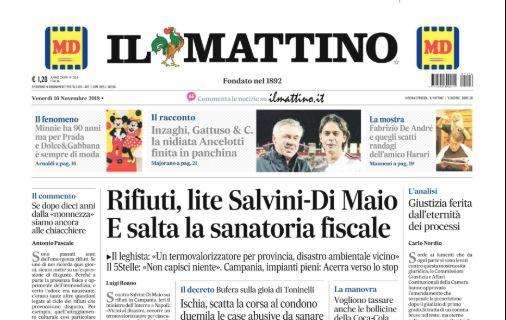 Il Mattino: "Inzaghi, Gattuso e C. la nidiata Ancelotti finita in panchina"
