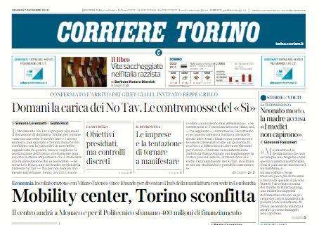 Il Corriere di Torino titola: "Soriano fa centro e il Toro passa"