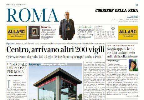 Il Corriere della Sera su Lazio-Inter: "La sfida di Lotito al'impero Suning"
