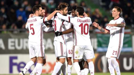Ludogorets-Milan 0-3: il tabellino della gara