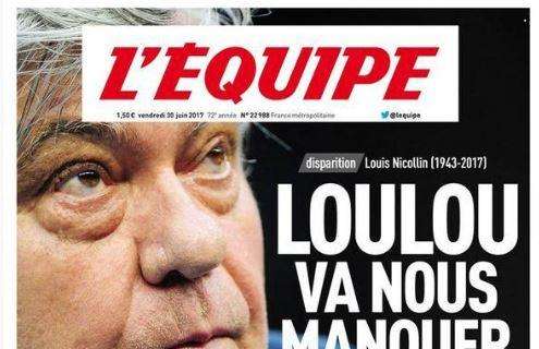 L'Equipe e la scomparsa di Nicollin: "Loulou ci mancherà"