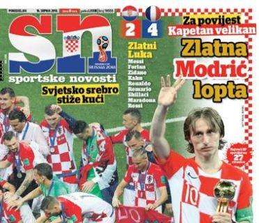 Croazia, Sportske Novosti sta coi giocatori: "Eroi, avete dato tutto"