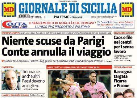 Giornale di Sicilia: "Rimonta super dei rosa. Sabato il bis a Frosinone"