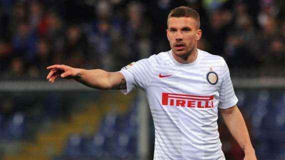 Inter, Podolski è l'ago della bilancia per le scelte di Mancini
