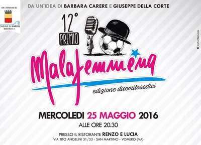 Premio Malafemmena, stasera interventi in diretta su TMW Radio