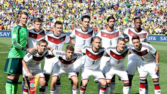 Germania, in finale con la maglia bianca