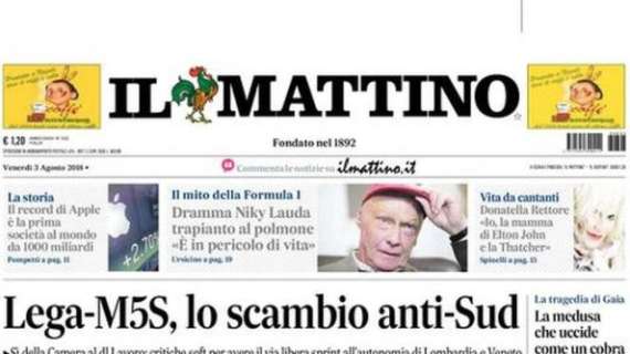 Napoli, Il Mattino: "S.Paolo un rudere, solo sette operai nel cantiere"