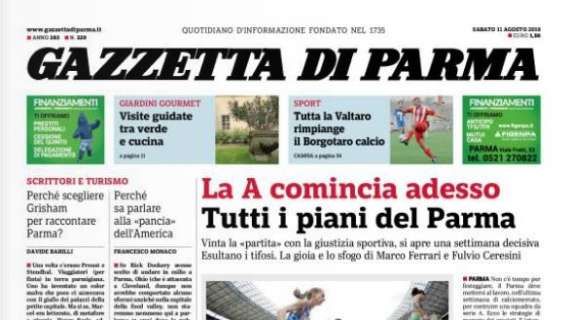 Gazzetta di Parma: "La A comincia adesso, tutti i piani dei Ducali"