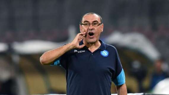 Napoli, Sarri: "Sono arrabbiato per il goal subito"