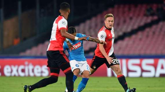 Napoli-Feyenoord 3-1, Amrabat rende meno amara la sconfitta