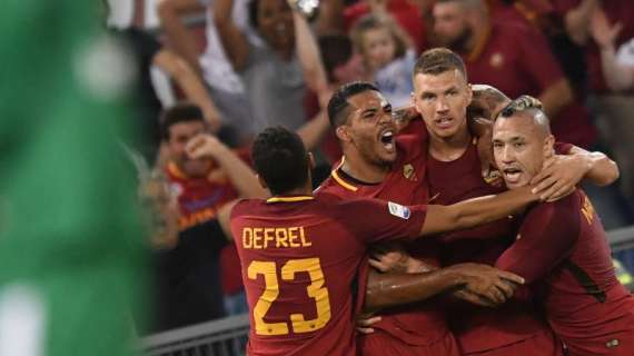 Roma, Di Francesco: "Dzeko giocherà titolare contro il Benevento"