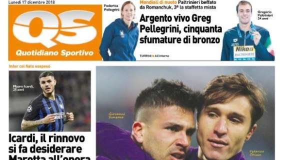 La Nazione e la vittoria della Fiorentina: "La ripartenza"
