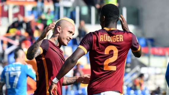 Roma, no all'offerta da 70 mln dell'Inter per Nainggolan e Rüdiger
