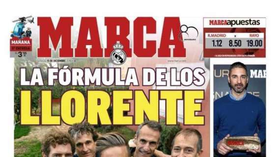 Real Madrid, Marca titola: "La formula degli Llorente"
