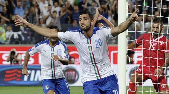 Fotogallery - Italia-Malta, Pellè sblocca il match: l'esultanza degli azzurri