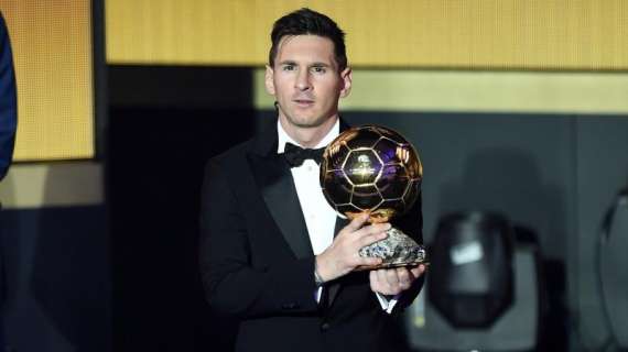 Fotonotizia - Pallone d'Oro, il momento della premiazione di Leo Messi