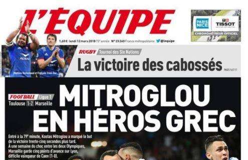 L'Equipe e la vittoria del Marsiglia: "Mitroglou, un eroe greco"