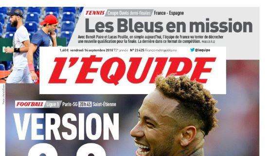 PSG, L'Equipe elogia il nuovo Neymar: "Versione 2.0"