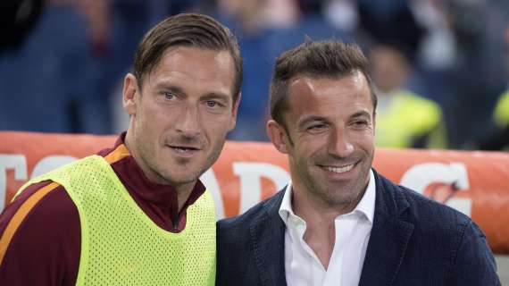 Del Piero, Totti in campo col Genoa