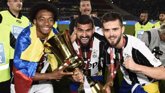 Juventus, l'esultanza di Cuadrado sui social dopo lo Scudetto