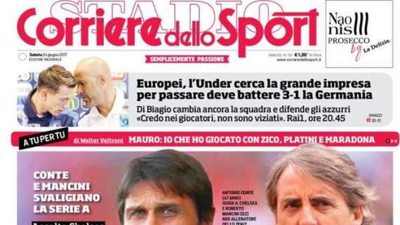 L'apertura del Corriere dello Sport: "Attenti a quei due"