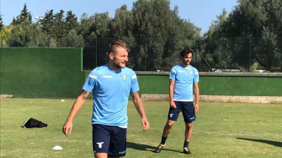 Lazio, allenamento aperto ai media: nel pomeriggio partenza per l'Olanda
