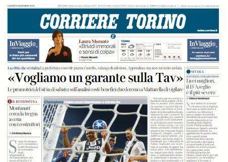 Il Corriere di Torino titola: "La Juve domina ma si butta via"