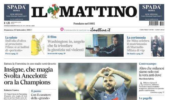 Il Mattino celebra Insigne: "San Lorenzo"