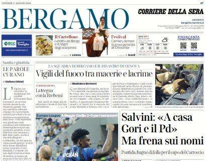 Il Corriere di Bergamo: "Per Gasperini c'è Rigoni. L'Atalanta passa"