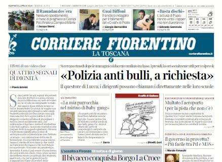Il Corriere Fiorentino: "Passa lo scudetto: scansiamoci, anzi no"