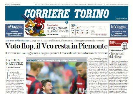 Il Corriere di Torino: "Gran bel Toro. Ma chi si ferma è perduto"