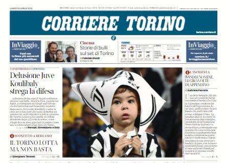 Il Corriere di Torino: "Delusione Juve. Koulibaly strega la difesa"