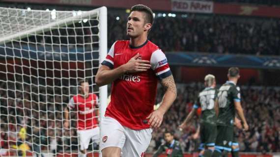 Le pagelle dell'Arsenal - Giroud un lottatore, difesa da brividi