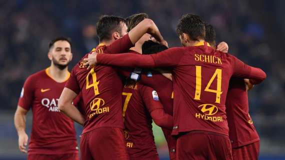 Roma, già 16 giocatori in gol: è record nei 5 maggiori campionati europei
