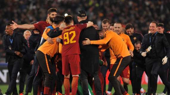 Corsa Champions: Roma - Cooperativa del gol con la distrazione Reds