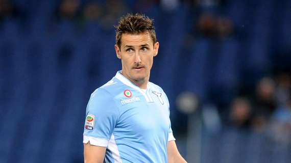 Lazio, Klose: "Sarà l'ultimo anno, poi voglio allenare"