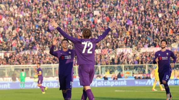 Fiorentina-Chievo Verona 2-0: il tabellino della gara