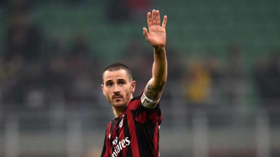 Milan, Bonucci: "Il gol? Sapevo già di essere in fuorigioco"