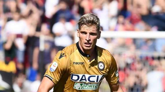 Udinese, Stryger Larsen: "Un pareggio fuori casa non è negativo"
