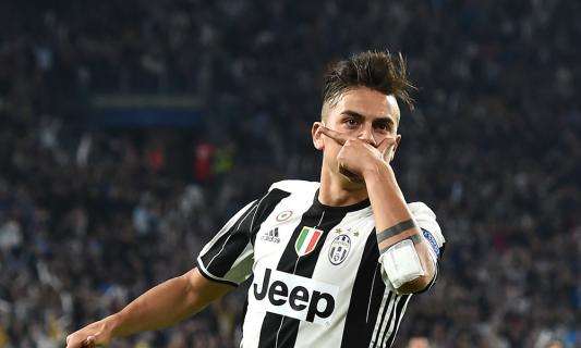 Fotonotizia - I gol e le esultanze di Dybala allo Juventus Stadium
