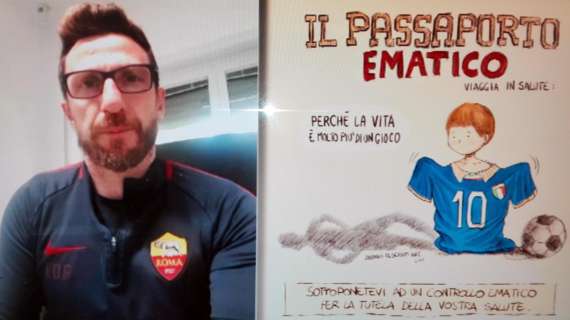 Di Francesco sostiene il passaporto ematico: "La prevenzione è vita"