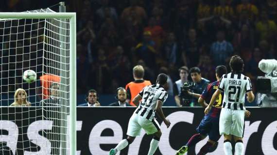 Juventus-Barcellona 1-3: il tabellino della gara